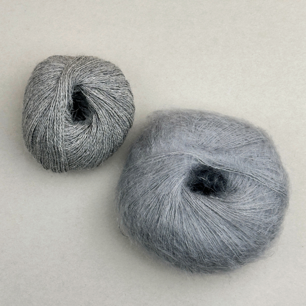 Smuksak Scarf - Strikkekit (Silk Mohair + Baby Alpaca)