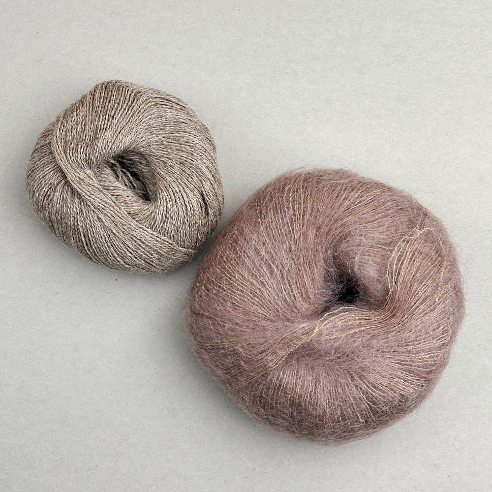 Smuksak Scarf - Strikkekit (Silk Mohair + Baby Alpaca)