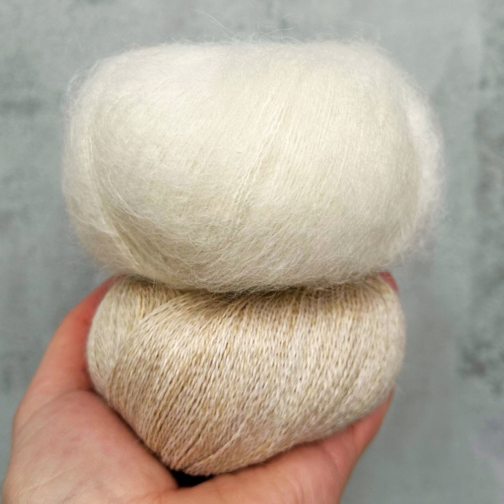 Smuksak Scarf - Strikkekit (Kimsa + Baby Alpaca)
