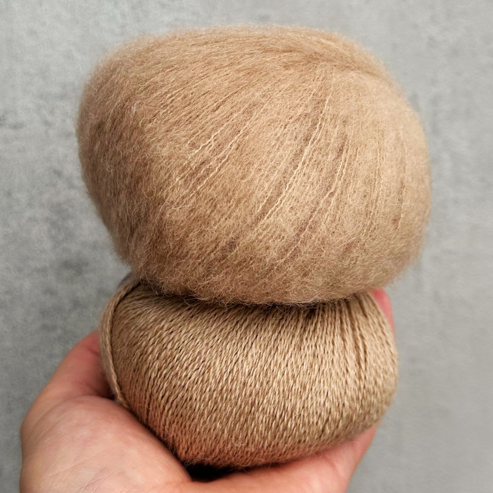 Smuksak Scarf - Strikkekit (Kimsa + Baby Alpaca)