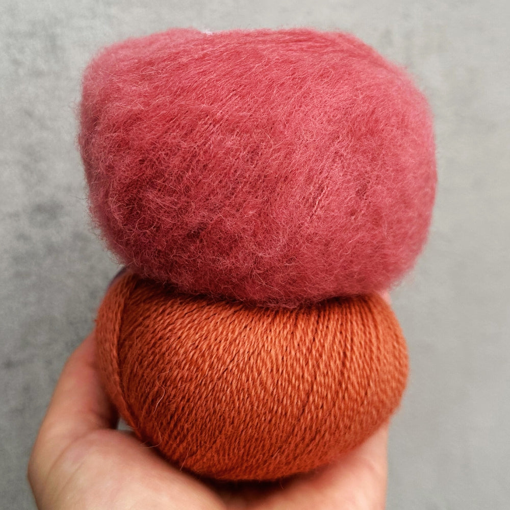 Smuksak Scarf - Strikkekit (Kimsa + Baby Alpaca)