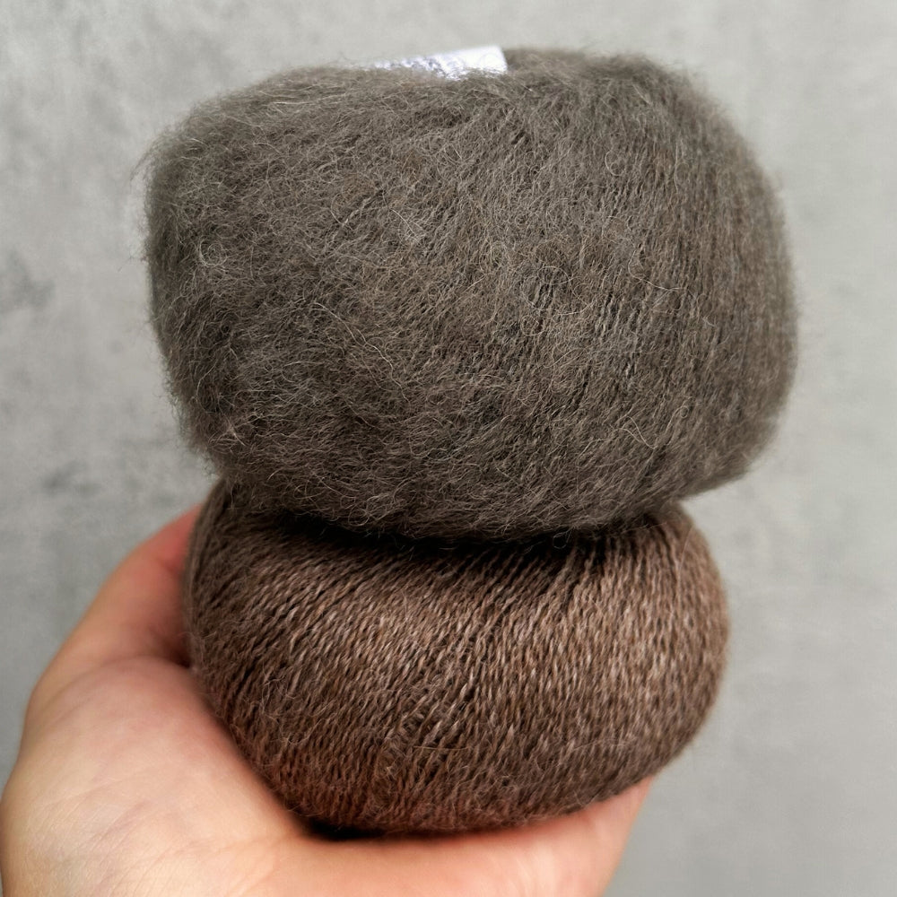 Smuksak Scarf - Strikkekit (Kimsa + Baby Alpaca)