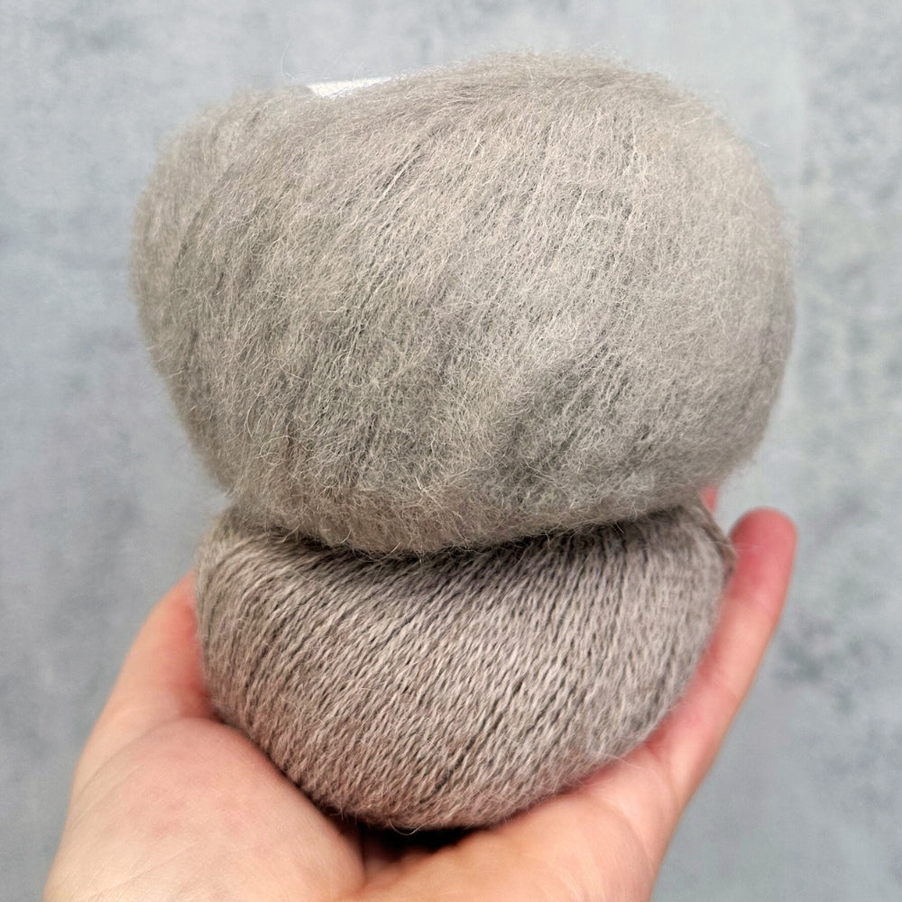 Smuksak Scarf - Strikkekit (Kimsa + Baby Alpaca)