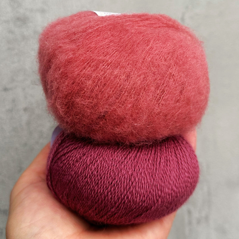 Smuksak Scarf - Strikkekit (Kimsa + Baby Alpaca)