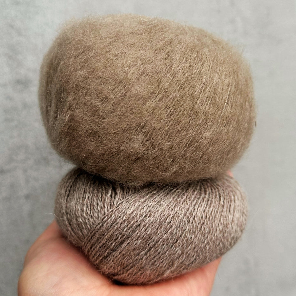 Smuksak Scarf - Strikkekit (Kimsa + Baby Alpaca)