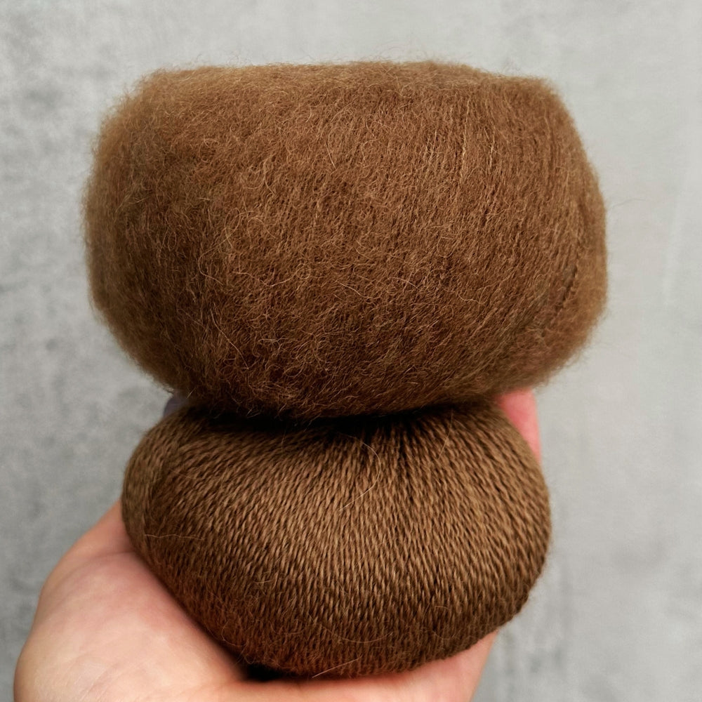Smuksak Scarf - Strikkekit (Kimsa + Baby Alpaca)