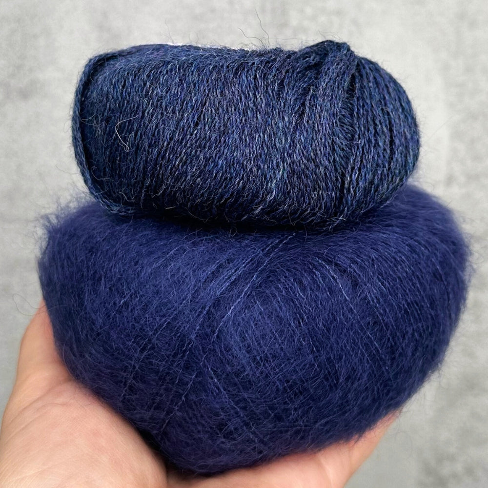 Smuksak Scarf - Strikkekit (Silk Mohair + Baby Alpaca)