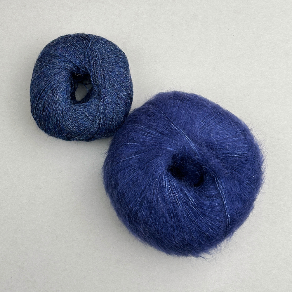 Smuksak Scarf - Strikkekit (Silk Mohair + Baby Alpaca)