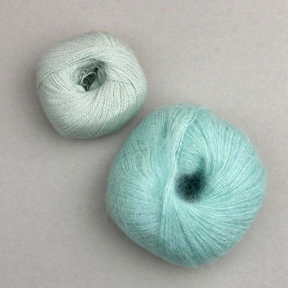 Smuksak Scarf - Strikkekit (Silk Mohair + Baby Alpaca)