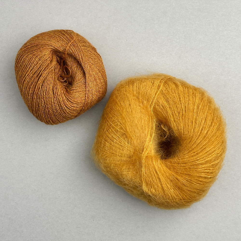 Smuksak Scarf - Strikkekit (Silk Mohair + Baby Alpaca)