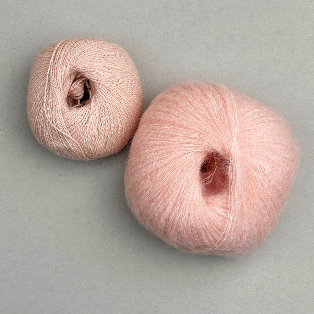 Smuksak Scarf - Strikkekit (Silk Mohair + Baby Alpaca)