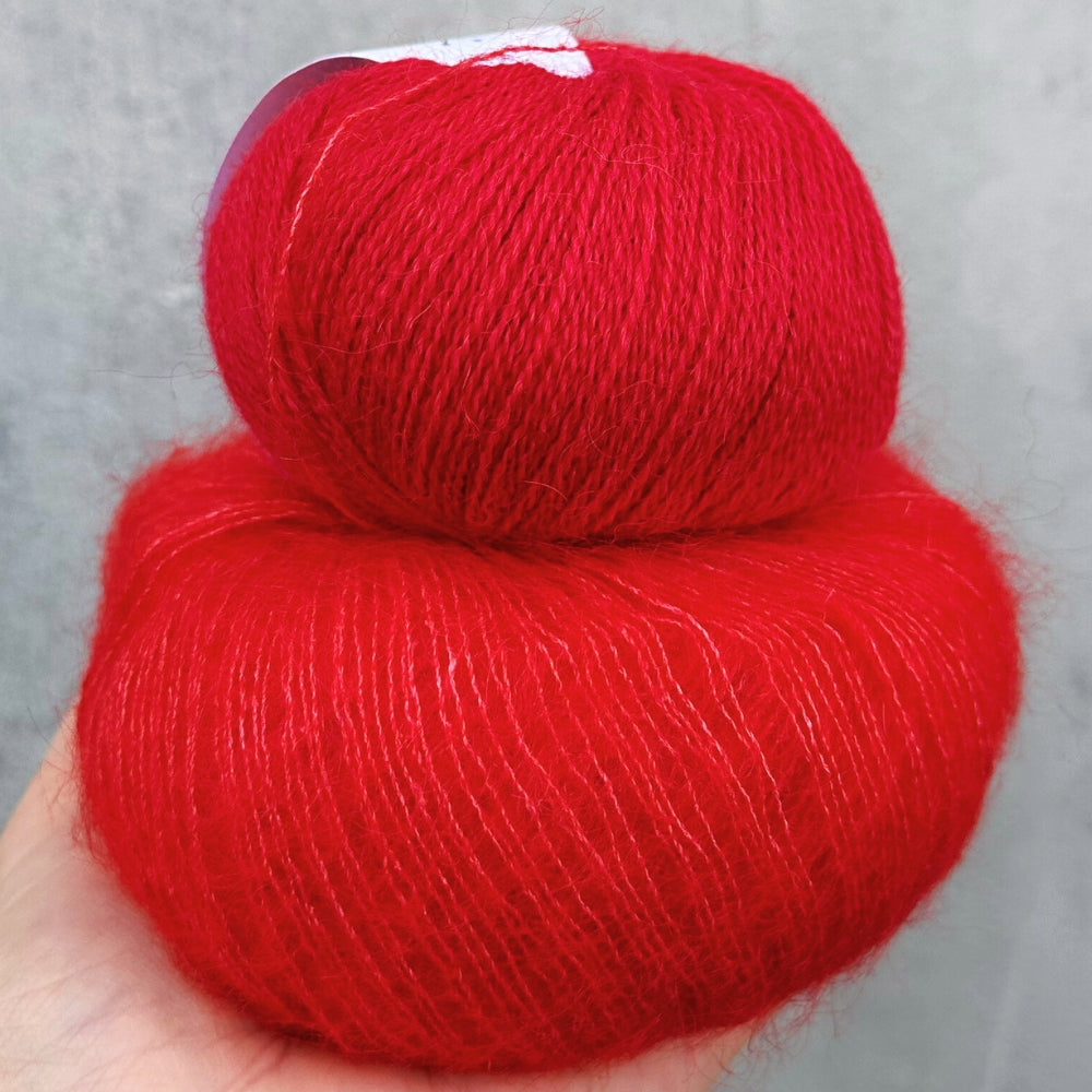 Smuksak Scarf - Strikkekit (Silk Mohair + Baby Alpaca)