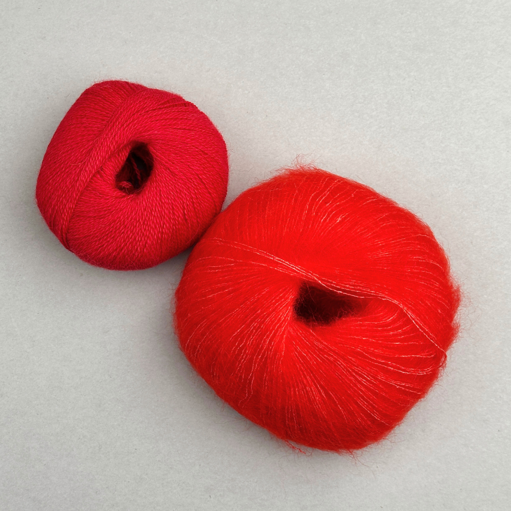 Smuksak Scarf - Strikkekit (Silk Mohair + Baby Alpaca)