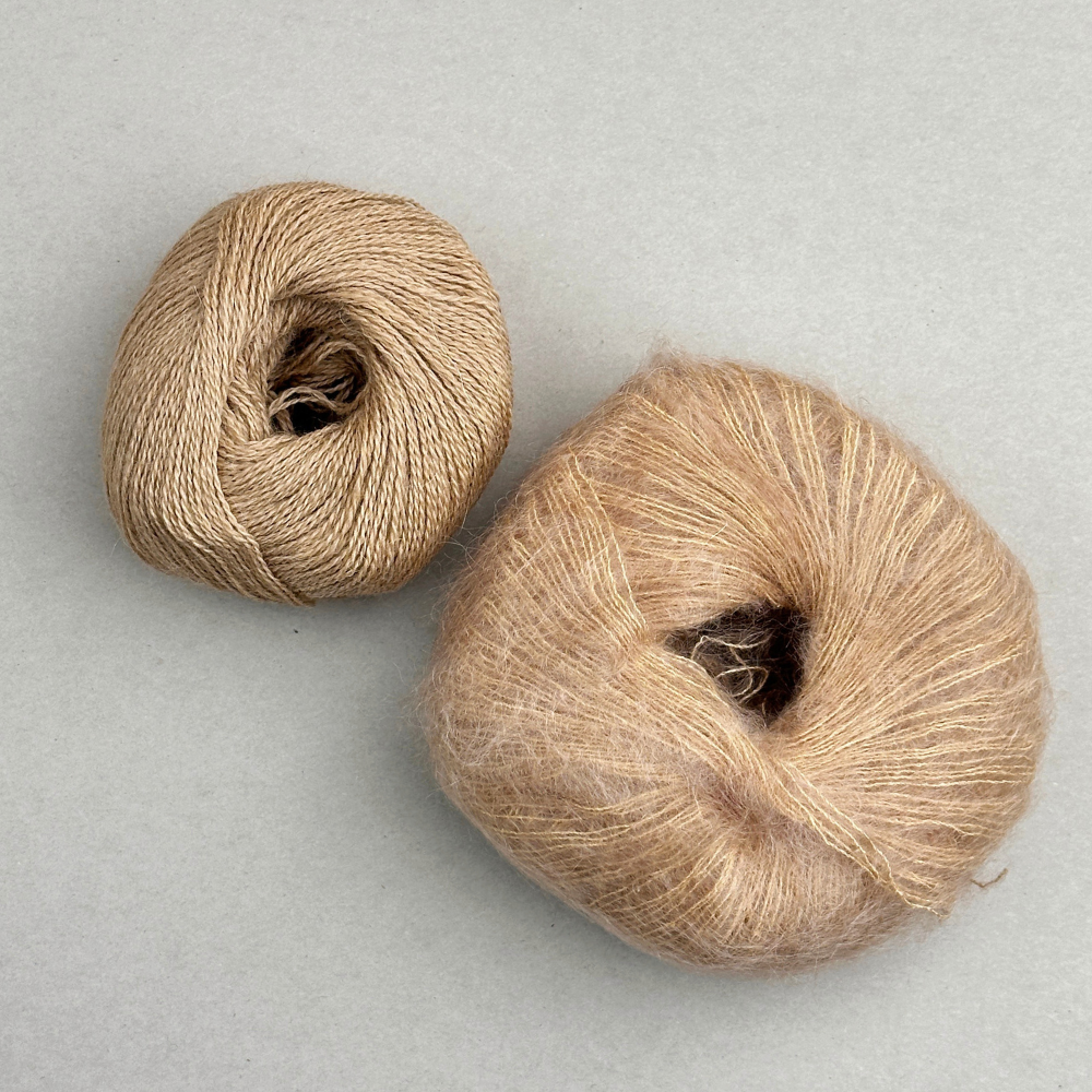 Smuksak Scarf - Strikkekit (Silk Mohair + Baby Alpaca)