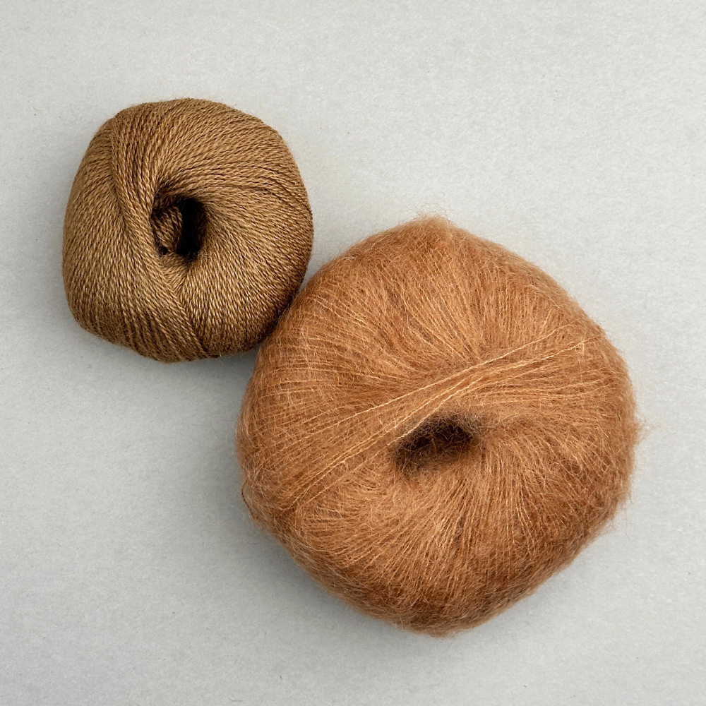 Smuksak Scarf - Strikkekit (Silk Mohair + Baby Alpaca)