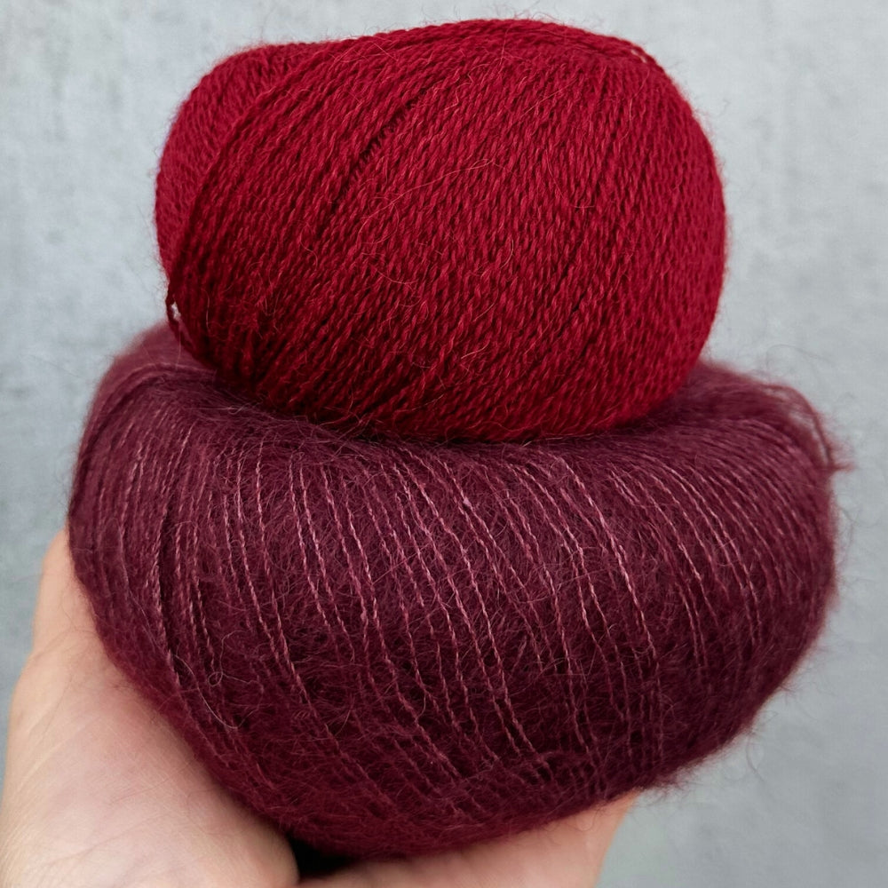 Smuksak Scarf - Strikkekit (Silk Mohair + Baby Alpaca)