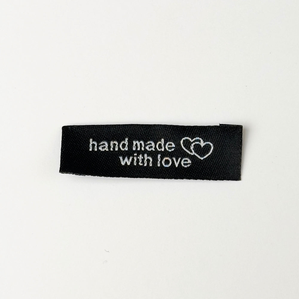 Label - Hand made with love (vælg farve)