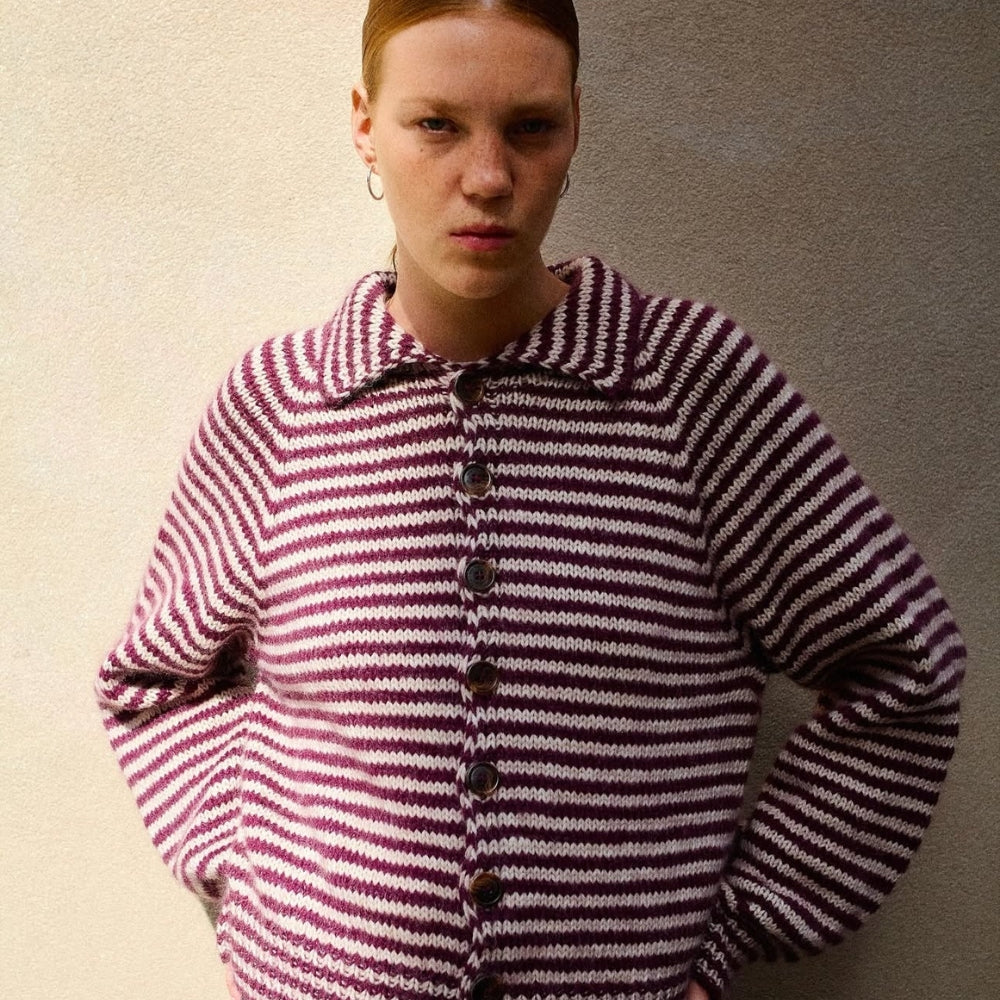 Stripe Overload Cardi - Spektakelstrik