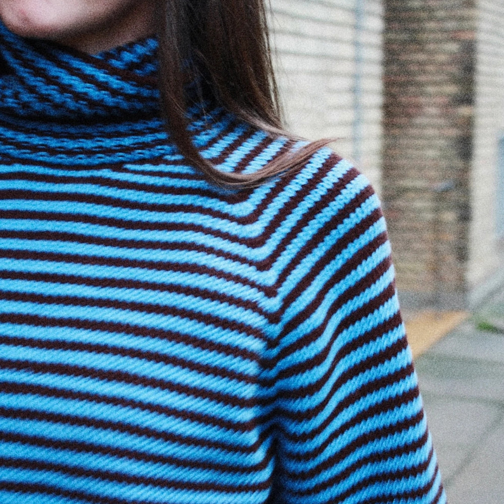 Stripe Overload Turtleneck - Spektakelstrik
