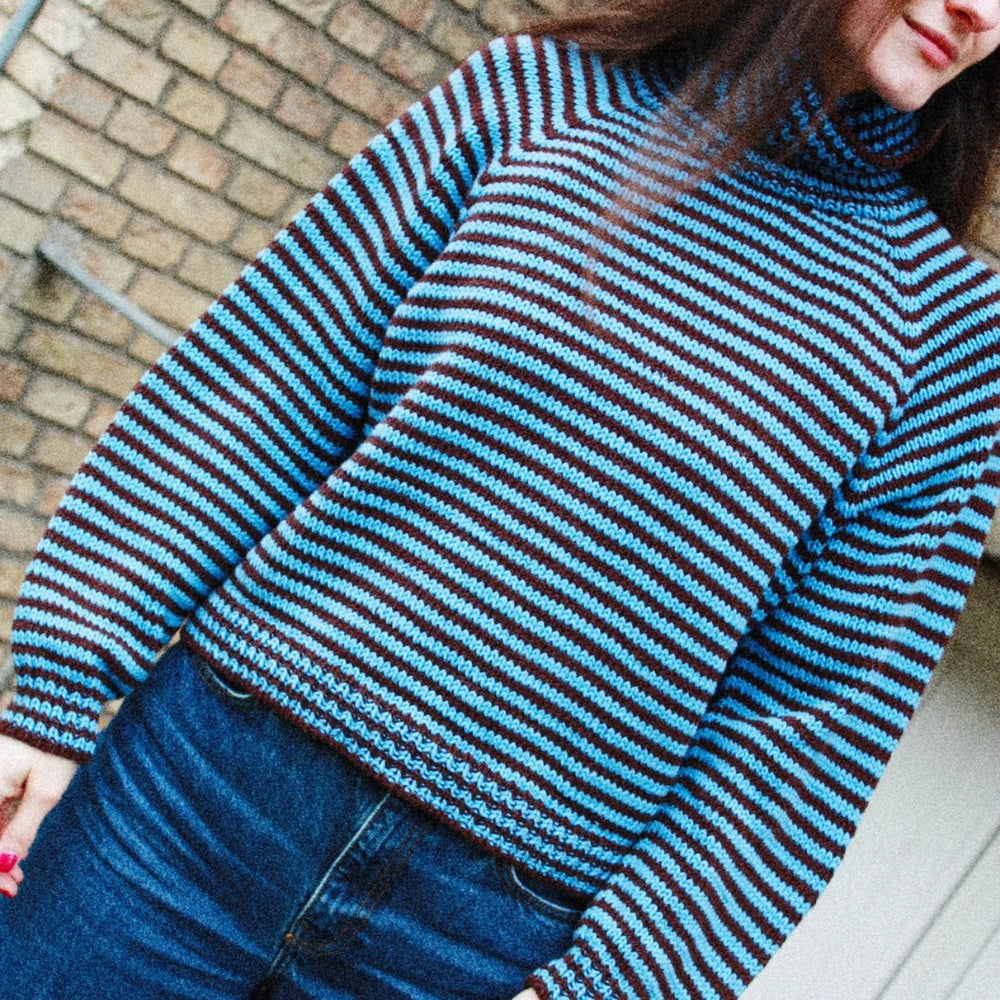 Stripe Overload Turtleneck - Spektakelstrik