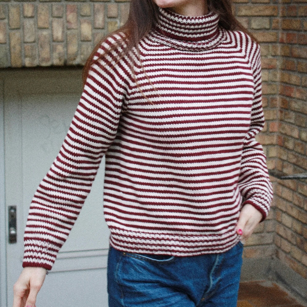 Stripe Overload Turtleneck - Spektakelstrik