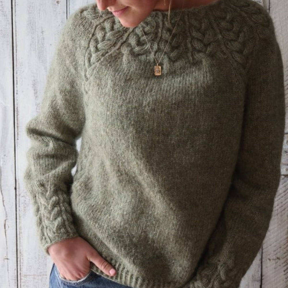 Winter Rose Sweater - Knitamore