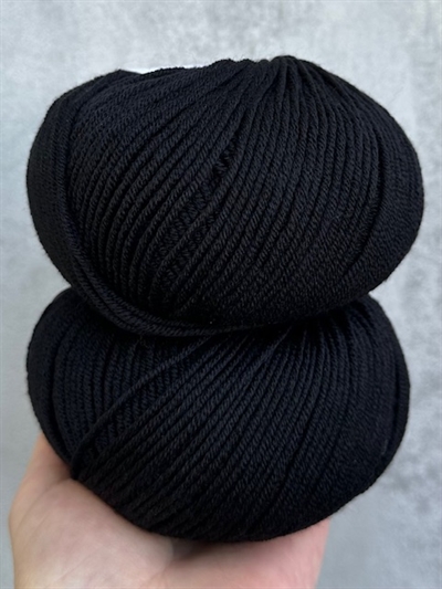 Supersoft Extrafine Merino 100% - Black - 10008