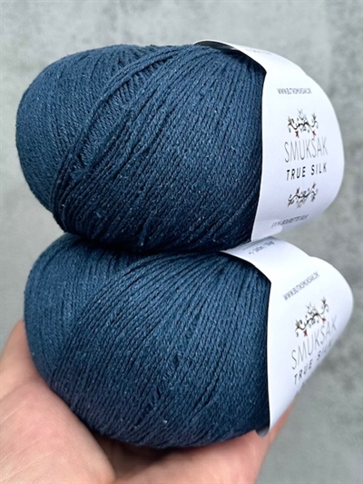 True Silk - 100% Silke - Cowboy Blue - SM22