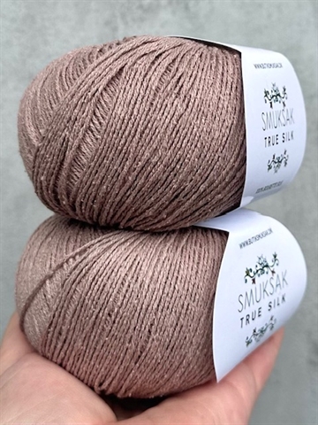 True Silk - 100% Silke - Rosy Grey - SM32