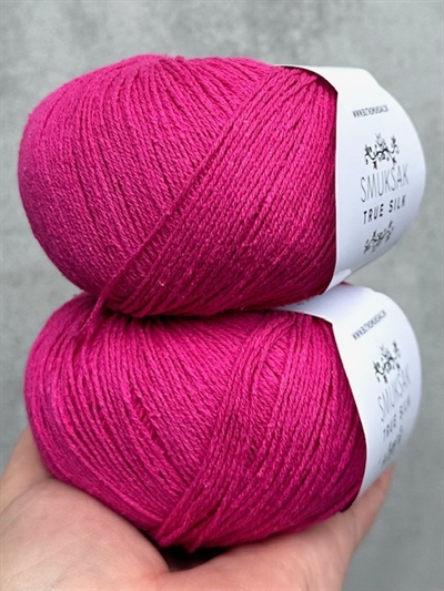 True Silk - 100% Silke - Fuchsia - SM20