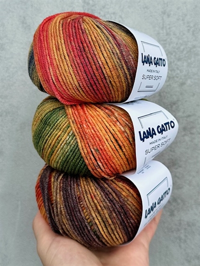 Supersoft Extrafine Merino 100% - Autumn Print - 30996